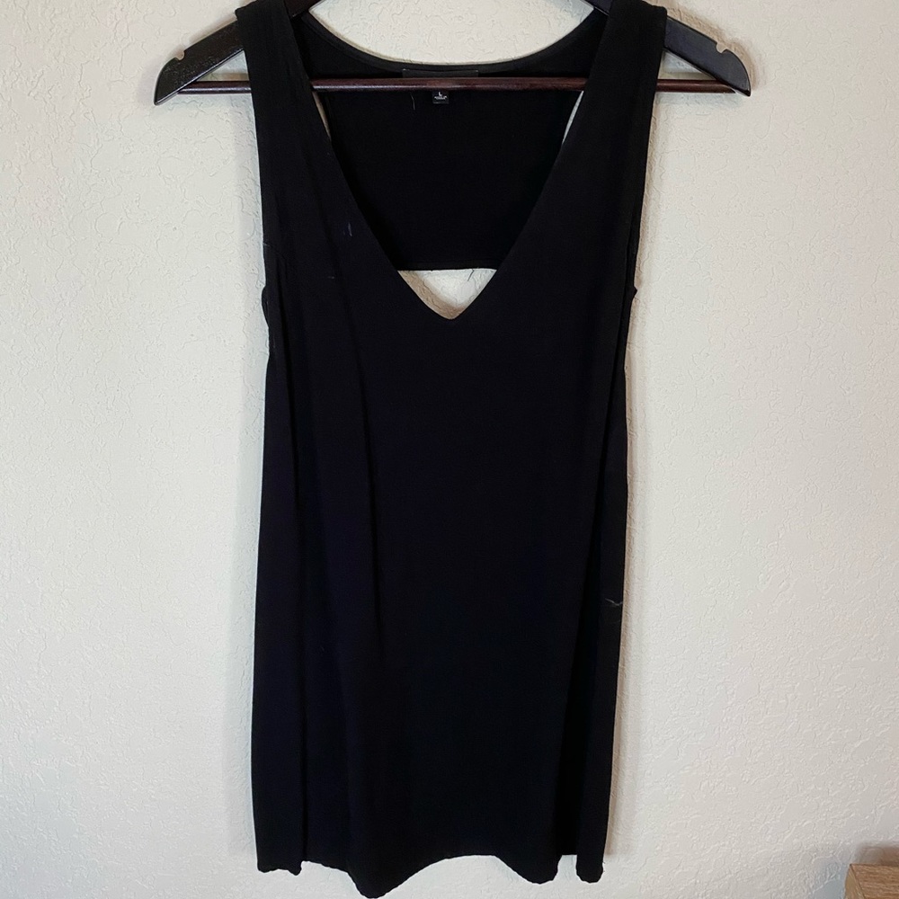 Black mini dress